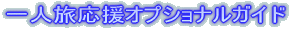 一人旅応援オプショナルガイド